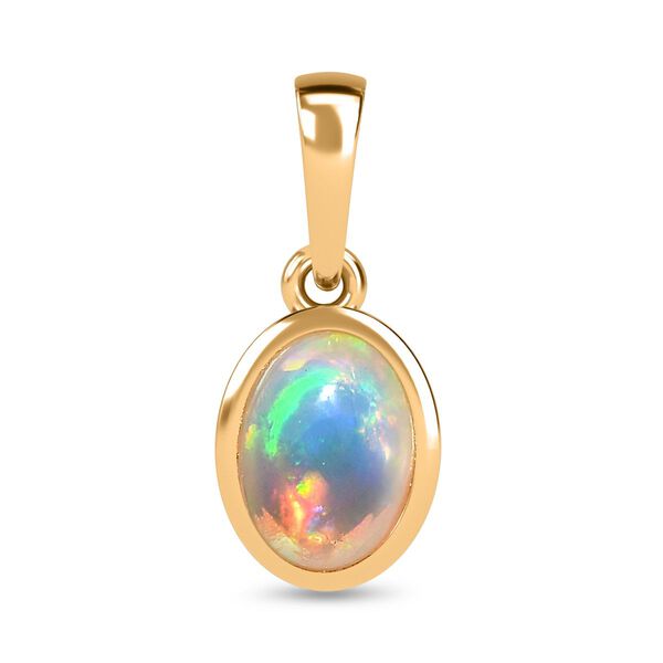 AA Natürlicher, äthiopischer Welo Opal-Anhänger - 0,86 ct. image number 0