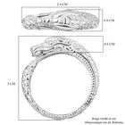 Royal Bali Kollektion- Drachen Ring in 925 Silber image number 5