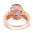 Royal Bali Kollektion- AA Rose De France Amethyst und roter Granat-Ring - 5,46 ct. image number 5