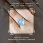 AAAA Natürlicher, äthiopischer Welo Opal Ring in 950 Platin - 5,27 ct. image number 2