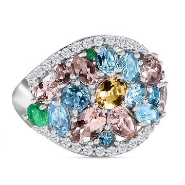 Multi-Edelstein-Ring - 4,15 ct.