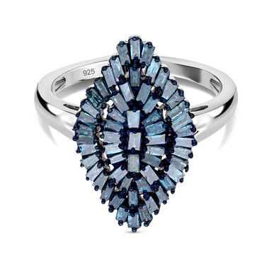 Blauer Diamant-Ring - 1 ct.