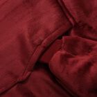 Zweilagiger Kapuzenpullover, Sherpa und Flanell, Burgundy image number 4