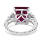 Afrikanischer Rubin und Moissanit-Ring - 8,08 ct. image number 3