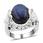 Royal Bali Kollektion- Labradorit und Multi-Edelstein-Ring - 9,98 ct. image number 3