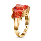 Padparadscha Quarz Triplett Ring - 5,30 ct. image number 4