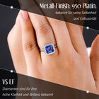 RHAPSODY AAAA Tansanit und VS EF Diamant Ring in 950 Platin - 3,41 ct. image number 2