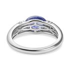 Tansanit und Zirkon Ring - 2,50 ct. image number 5