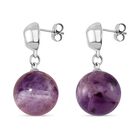 Afrikanische Amethyst-Ohrringe - 56 ct. image number 3