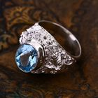 Royal Bali Kollektion- Himmelblauer Topas-Ring - 6,25 ct. image number 1