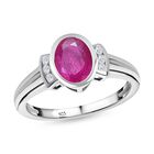 Ilakaka rosa Saphir und Zirkon-Ring - 1,84 ct. image number 3