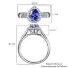 AA Tansanit und Zirkon Ring - 1.34 ct. image number 6