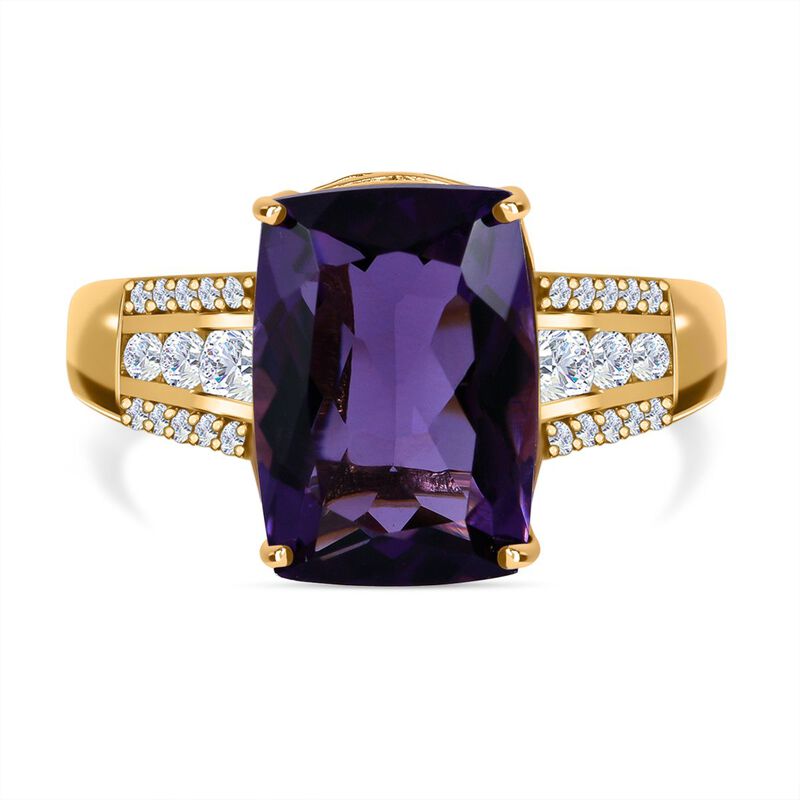 AA Lusaka Amethyst und Zirkon Ring - 7,24 ct. image number 0