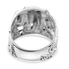 Royal Bali Kollektion- Elefant Silber Ring image number 5