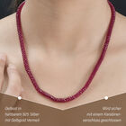 AAA afrikanische Rubin-Halskette, 45 cm - 141 ct. image number 2