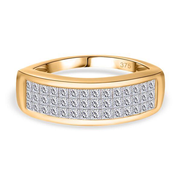 I1-I2 G-H Diamant Ring in 375 Gold - 1 ct. image number 0