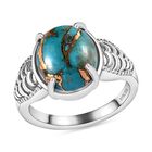 Blauer Mojave Türkis-Ring - 4,51 ct. image number 3