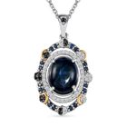 GP Celestial Dream Kollektion- Blauer Sternsaphir und Multi-Edelstein-Anhänger mit 45cm Kette - 7,25 ct. image number 0