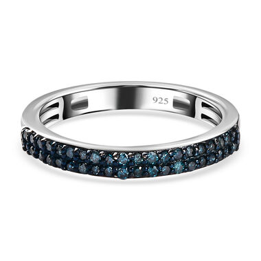 Blauer Diamant-Bandring - 0,25 ct.