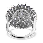 Tansanit Cluster Ring - 5,16 ct. image number 5