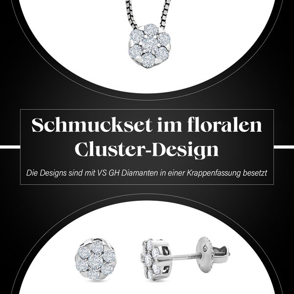 Weißes VS GH Diamant-Schmuckset - 1 ct. image number 1