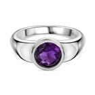 Afrikanischer Amethyst Ring Edelstahl (Größe 17.00) ca. 1,16 ct image number 0