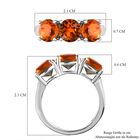 Mandarinen-Kristall Ring - 3,52 ct. image number 6