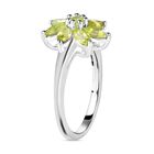 Natürlicher Peridot Ring, 925 Silber, (Größe 21.00) ca. 1.17 ct image number 4