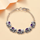 Afrikanisches Amethyst-Armband, 16,5 cm - 2,19 ct. image number 1