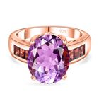 Royal Bali Kollektion- AA Rose De France Amethyst und roter Granat-Ring - 5,46 ct. image number 0