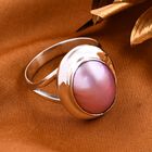 Royal Bali Kollektion- Rosa Mabe Perle Ring image number 1