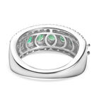 Kagem sambischer Smaragd und Zirkon-Ring - 2,04 ct. image number 5