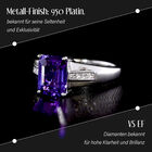 RHAPSODY AAAA Tansanit und VS EF Diamant Ring in 950 Platin - 2,47 ct. image number 2