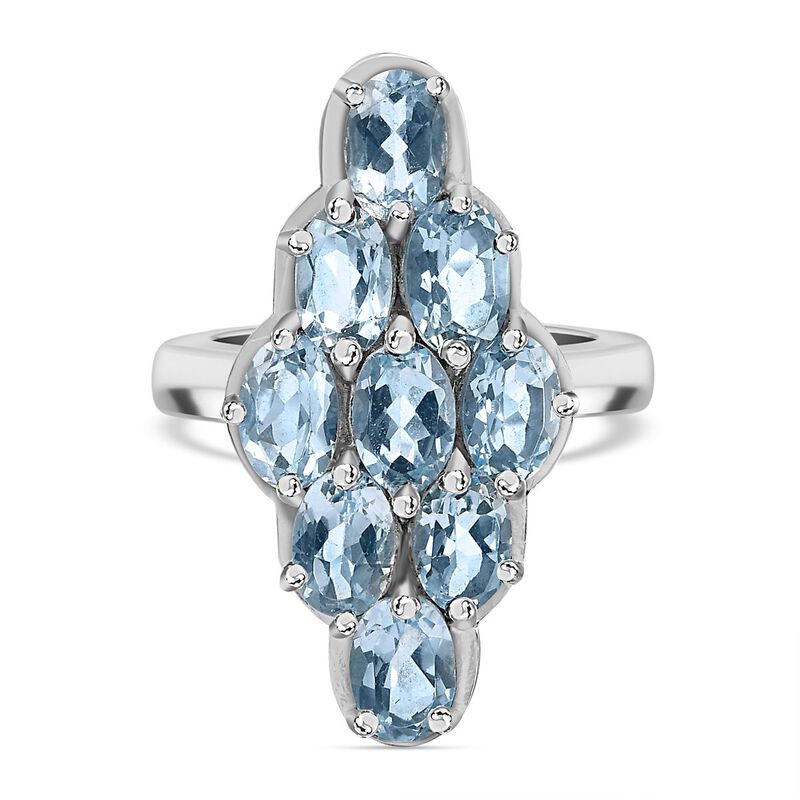 Himmelblauer Topas-Ring - 4,61 ct. image number 0