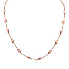 Barrel Bead Kette in rosévergoldetem Silber image number 0