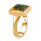 Schwarzer Labor Opal Ring, ca. 3,05 ct image number 4