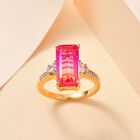 Sunset Quarz Triplett und Zirkon Ring - 4,82 ct. image number 1