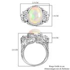 AA Natürlicher, äthiopischer Welo Opal Ring - 4,18 ct. image number 6