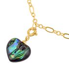 Abalone Muschel Schmuckset in Goldton - 24,50 ct. image number 4