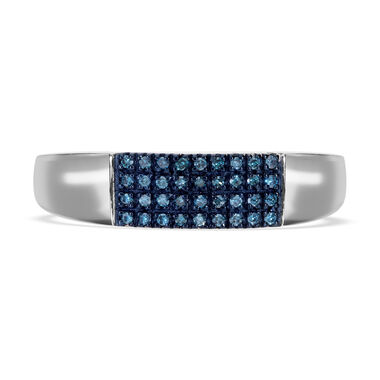 Blauer Diamant-Ring - 0,20 ct.