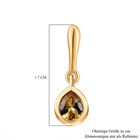 AA natürlicher goldener Tansanit Ohrringe, ca. 0,58 ct. image number 5