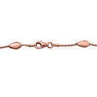 Barrel Bead Kette in rosévergoldetem Silber image number 3