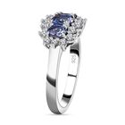 AA Tansanit und Zirkonia Ring - 1.26ct. image number 4