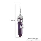 Afrikanischer Amethyst Ohrringe Reiner Edelstahl ca. 54.00 ct image number 4