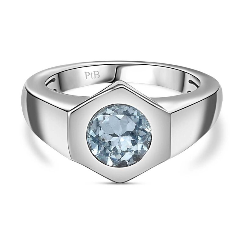 Himmelblauer Topas-Ring - 1,58 ct. image number 0