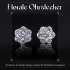 SGL zertifizierte Labor VS Diamant-Ohrringe, 925 Silber 750 Gelbgold Vermeil  - 1,02 ct. image number 1