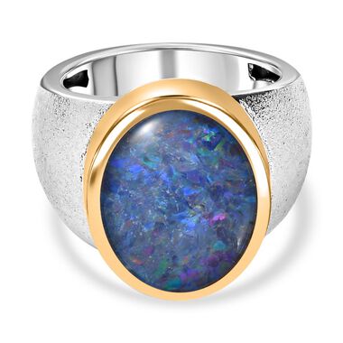 Boulder Opal Triplett Ring - 4,78 ct.