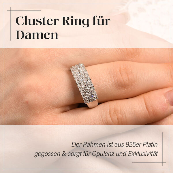 RHAPSODY  SGL zertifizierter SI GH Diamant-Ring in 950 Platin - 1 ct. image number 1