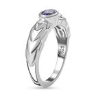 Tansanit und Zirkon Ring - 0,55 ct. image number 4