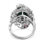 AA Malachit, Rhodolith Granat und Peridot Ring- 8,45 ct. image number 5